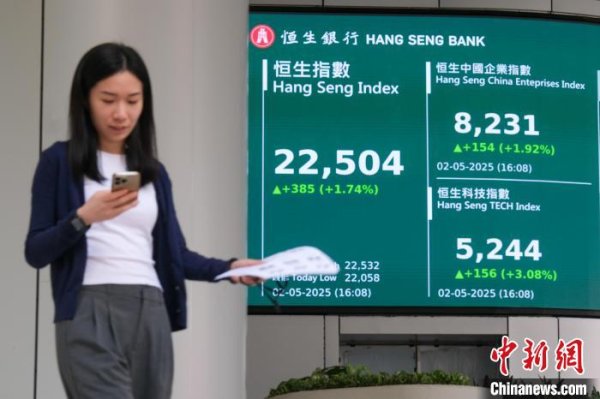 捷希缘配资 港股5月首个交易日上扬 科技股领涨