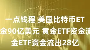 一点钱程 美国比特币ETF五周吸金90亿美元 黄金ETF资金流出28亿