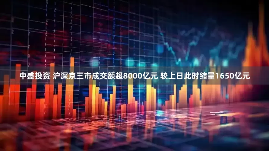 中盛投资 沪深京三市成交额超8000亿元 较上日此时缩量1650亿元
